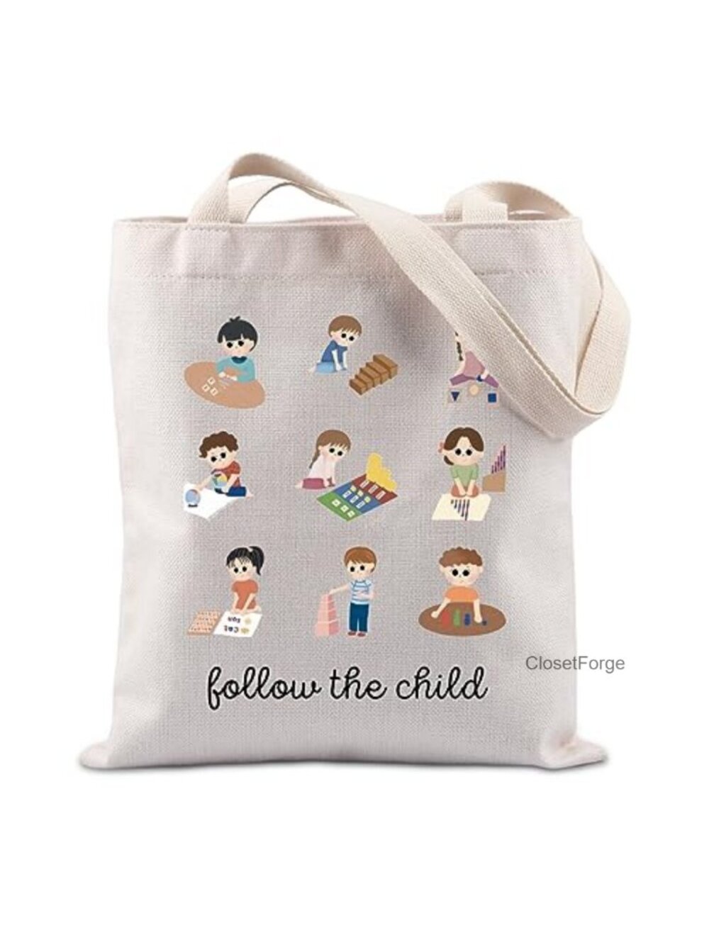 Canvas Tote Bag for Women Large Waterproof Shoulder Bag